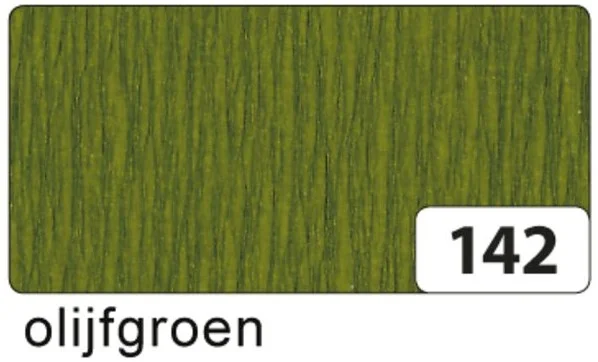 10 Bögen Kreppfolie Olivgrün 822142