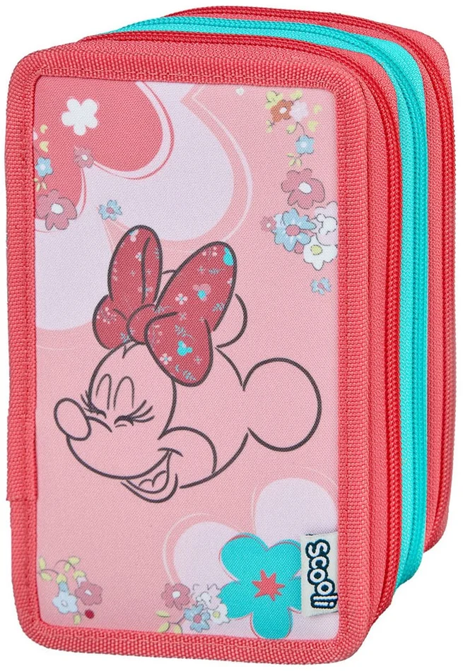 3-Vaks Gevulde Etui Minnie Mouse