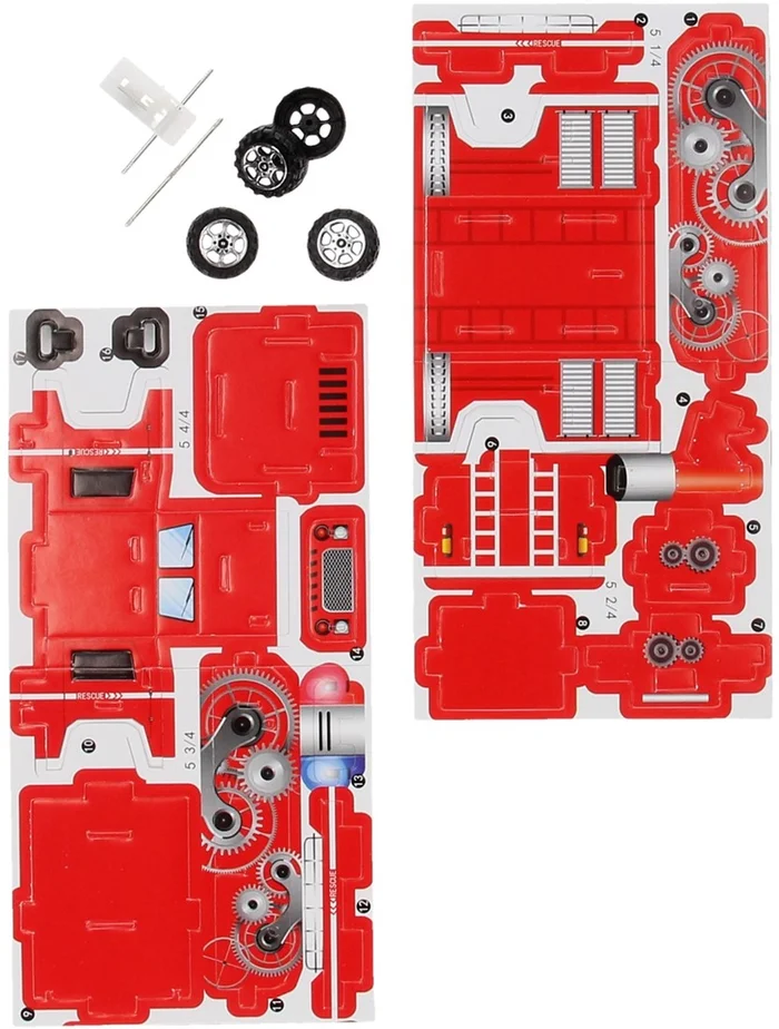 3D Puzzel Brandweerauto