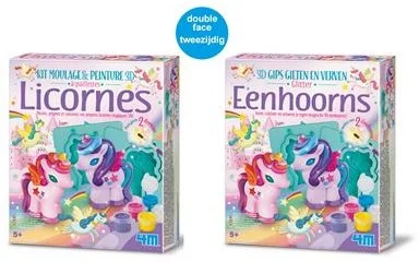 4M 3D-Einhorn gießen und bemalen – Französisch