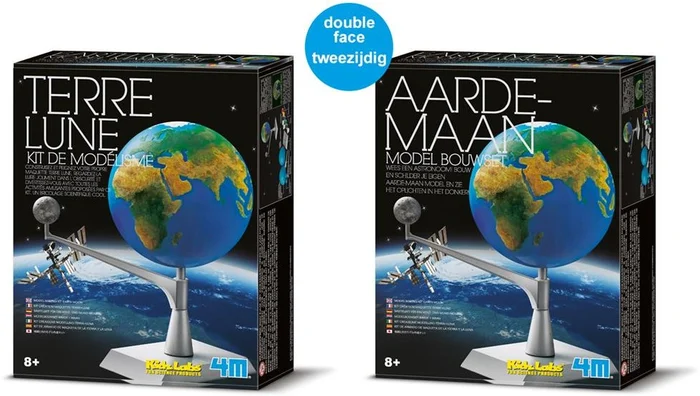 4M Bouwset Aarde-Maan Model – FR + NL Versie