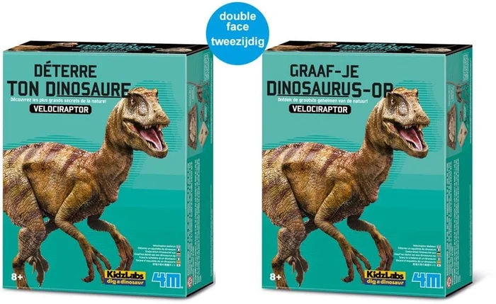 4M Graaf Je Dino Op – Velociraptor – FR + NL Versie