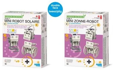 4M Mini Zonnecel Robot – FR + NL Versie