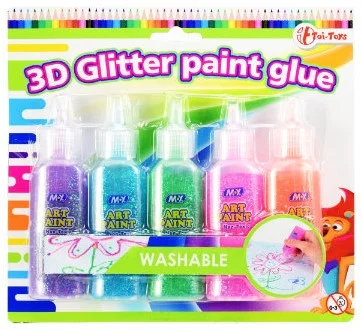 5 Glitzerkleber auf Karte 47285A