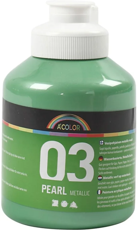 A-Color A-Color Metallic Acrylfarbe Hellgrün 500 ml