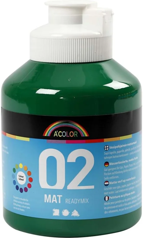 A-Color A-Color Posterfarbe Dunkelgrün 500 ml