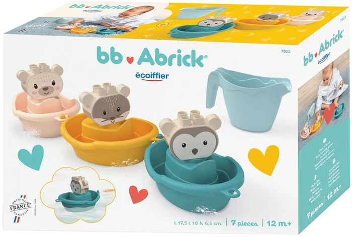 Abrick Badbootjes Dieren met Gieter, 7dlg.