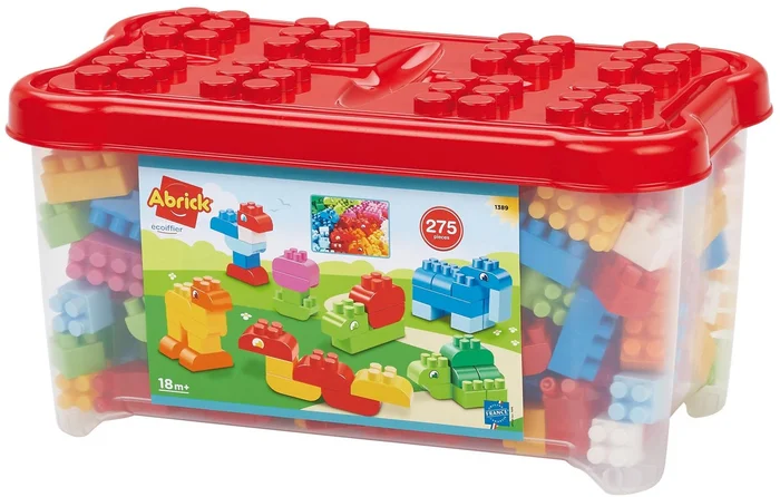 Abrick Bouwblokken in Opbergbox, 275dlg.