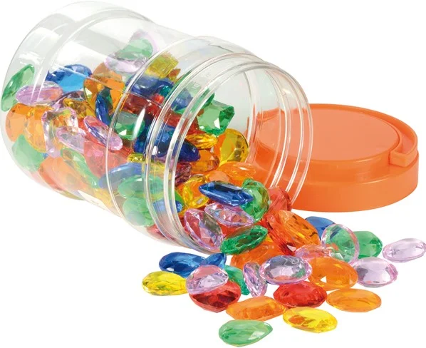 Acrylic jewels 144 pcs