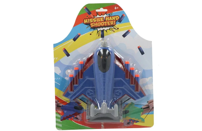 Afschietvliegtuig met foam pijltjes 3 assorti