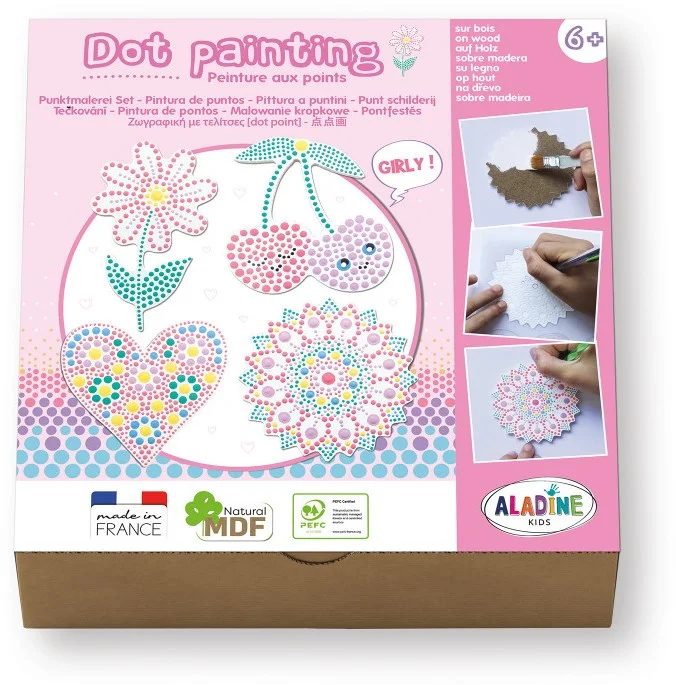 Aladine Aladine Dot Painting Set – Girly