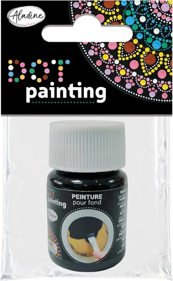 Aladine Aladine Dot Painting Set Zwart