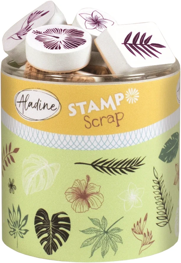 Aladine Aladine Stampo Stempel Set Jungle 29 stuks