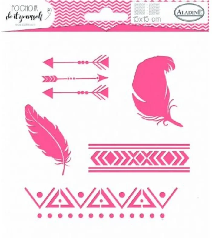 Aladine Aladine Stencil 15×18 cm Ethnisch