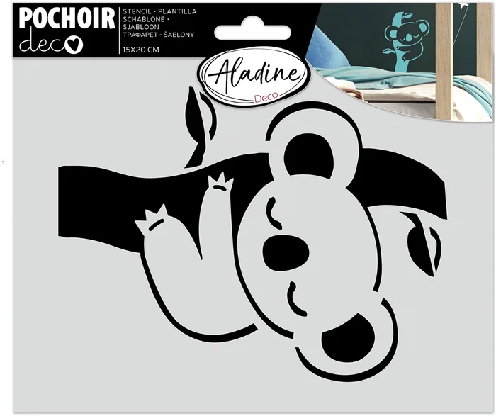 Aladine Aladine Vorlage 20×15 cm Koala