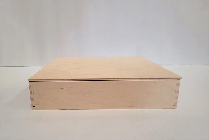 Alexander Toys Houten speelbak met deksel (25x25x5 cm)