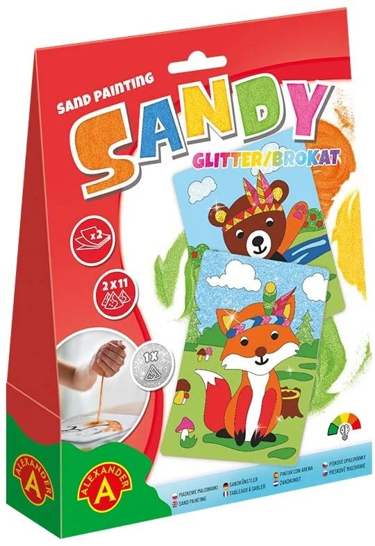 Alexander Toys SANDY – GLITTER Fuchs & Bär