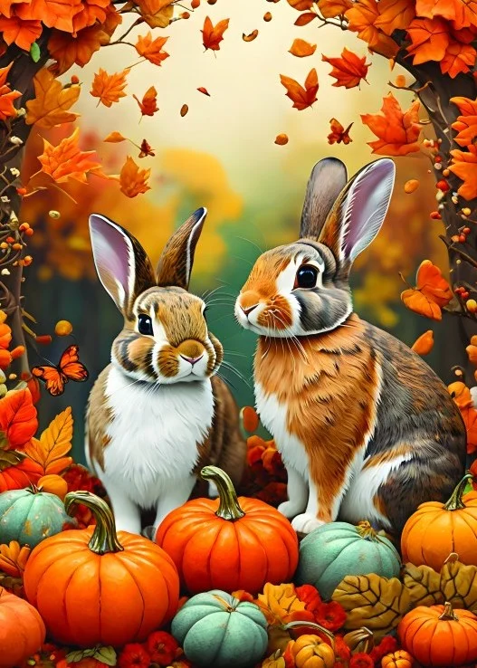 Alipson Puzzle Autumn Bunnies – 500 Teile