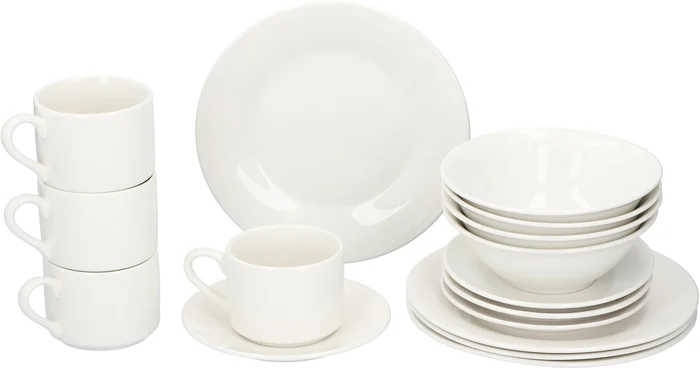 Alpina Ontbijtset 16-delig wit