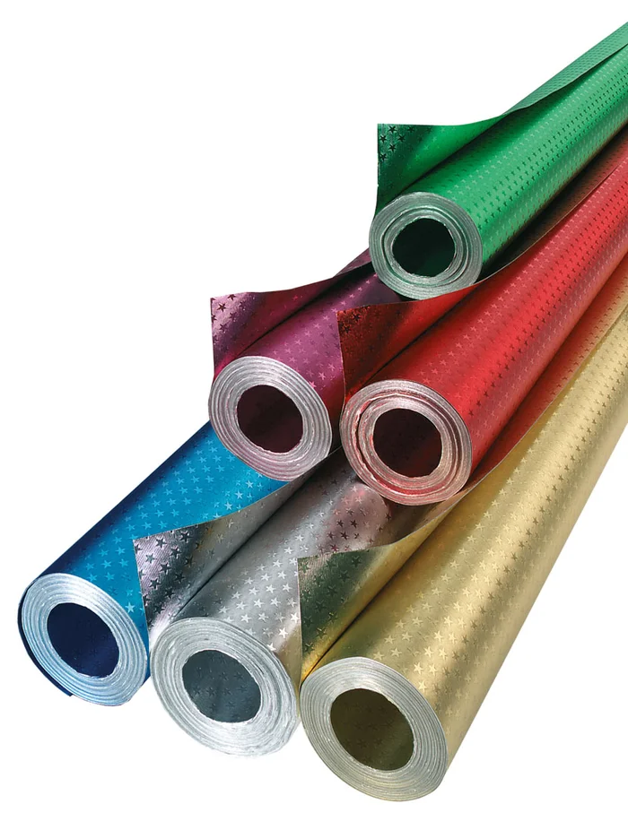 Alufolie mit Sternenprägung 1 Rolle 10 m