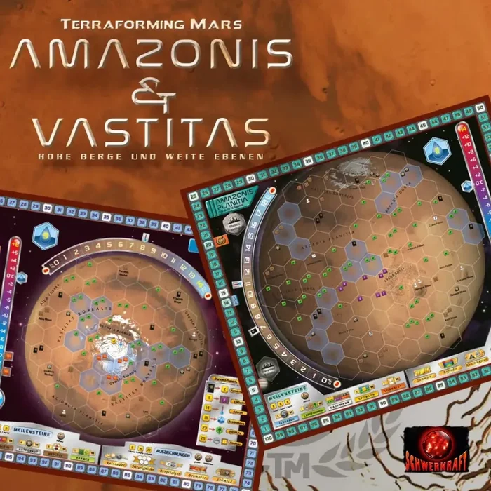 Amazonis & Vastitas – Hohe Berge und weite Ebenen – Terraforming Mars, deutsch (Erw.)