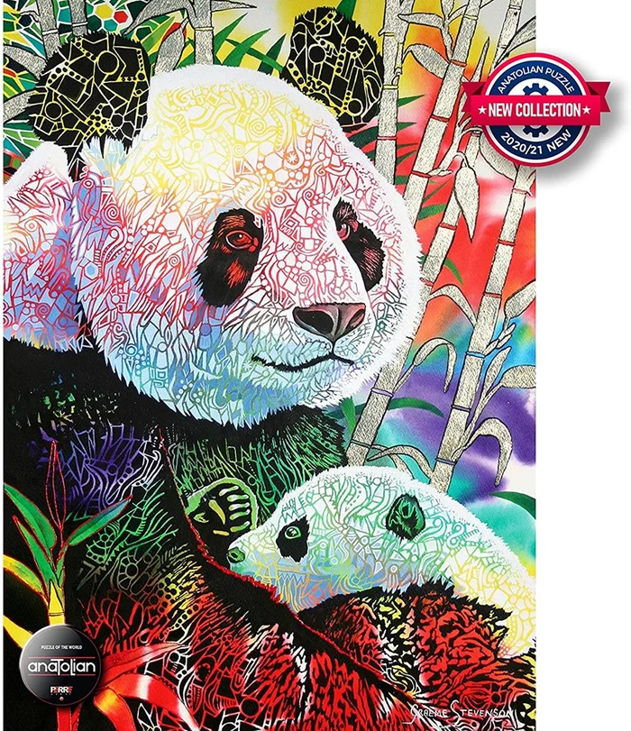 Anatolian Rainbow Panda – 1000 Teile