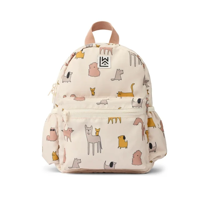 ANDREAS Rucksack Cats and Dogs / Sandy