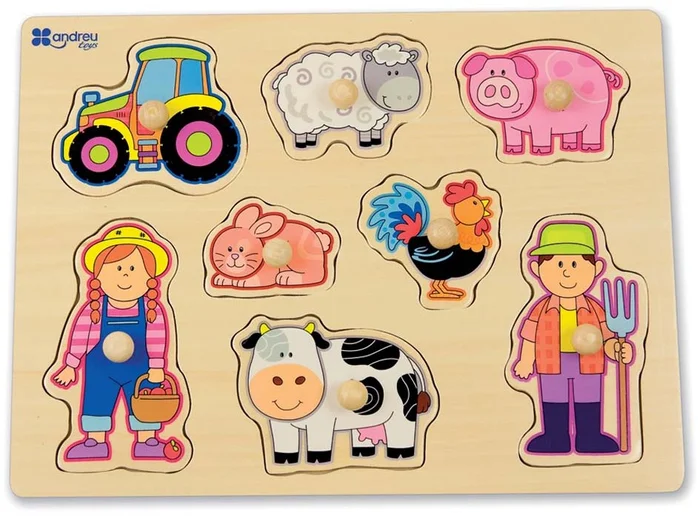 Andreu Toys ANDREU – Puzzel boerderij