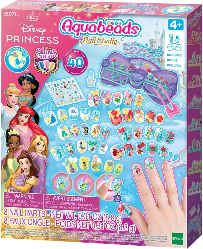 Aquabeads nagelstudio disney princess