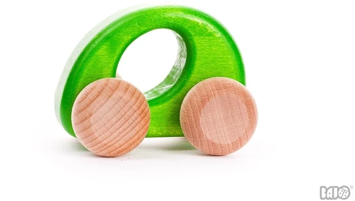Auto Holzauto Spielzeugauto Modell Ellipse – grün