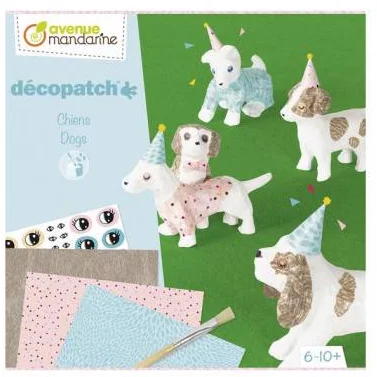 Avenue Mandarine Décopatch, Satz Hunde