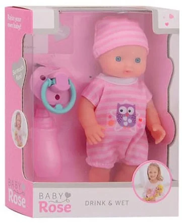 Baby Rose Baby Rose Trink- und Pinkelpuppe 17 cm. 27709