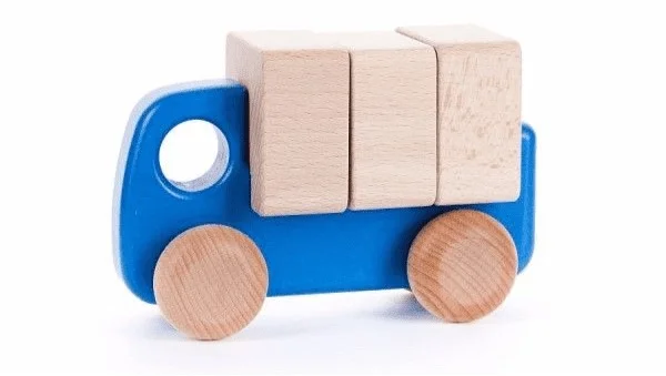 Bajo LKW mit Klötzen – Ciezarówka z Klockami