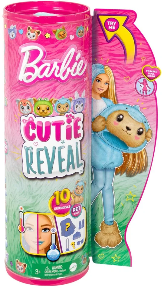 Barbie Cutie Reveal Doll Licht Blauw / Geel