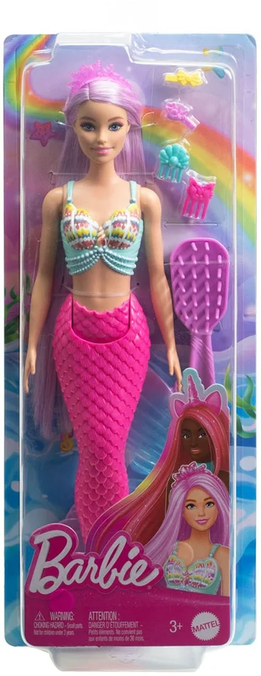 Barbie Fairytale Zeemeermin – roze staart