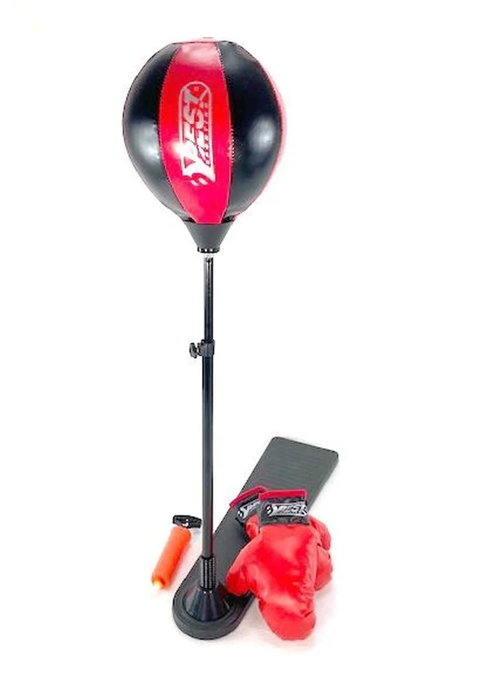BEST Sporting – Stand Box Set Punchingball, Handschuhe & Pumpe