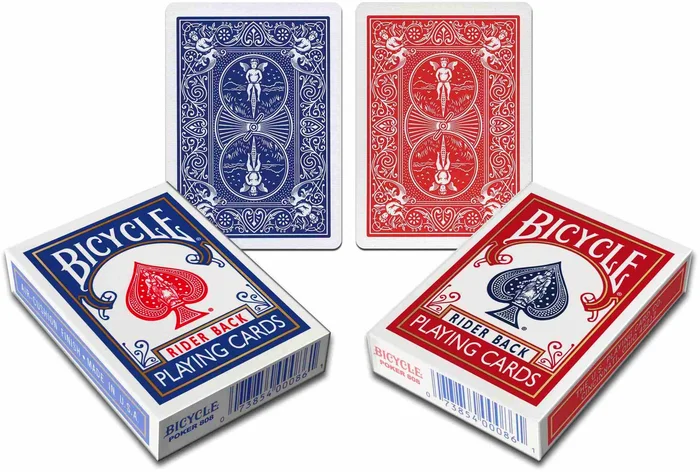 Bicycle Bicycle goochel/Magic Cards Rood/Blauw