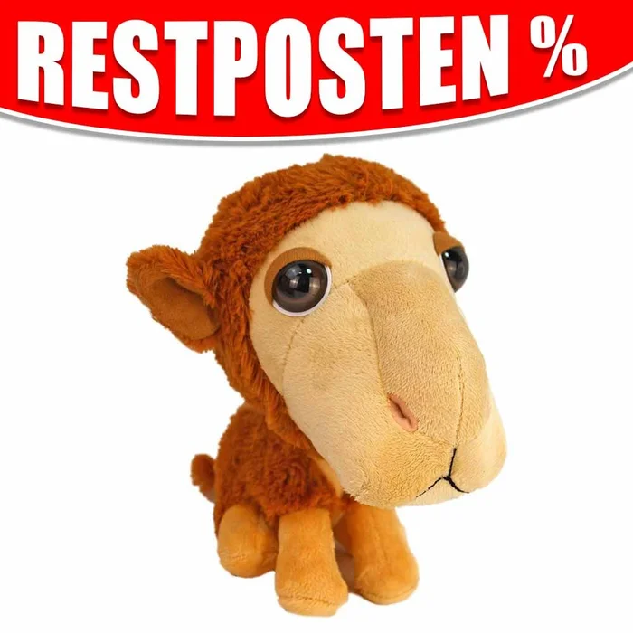 Big Headz Kamel Plüschtier 72x im Umkarton – ca. 21 cm