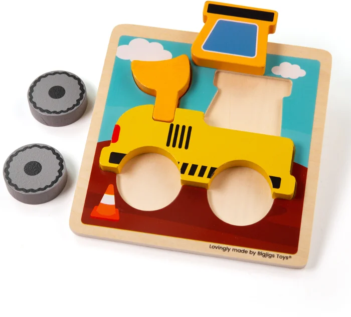 Bigjigs Chunky Lift Out Bagger Puzzle