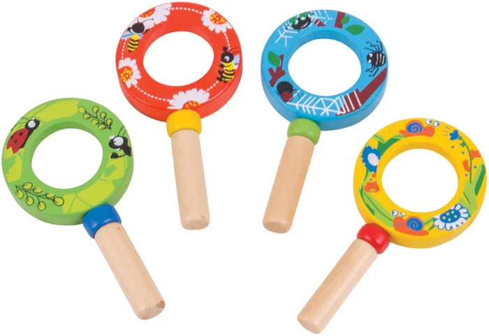 Bigjigs Holzspielzeug Vergrößerungsglas