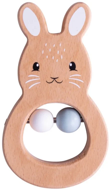 Bigjigs Kaninchen-Rassel FSC 100% (4)