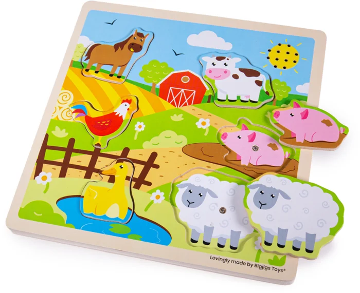 Bigjigs Klangpuzzle Bauernhof