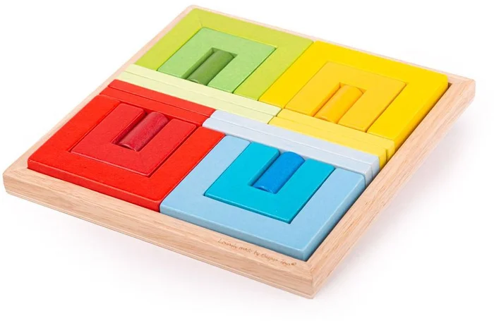 Bigjigs Türöffnungen Zylinder und Bretter