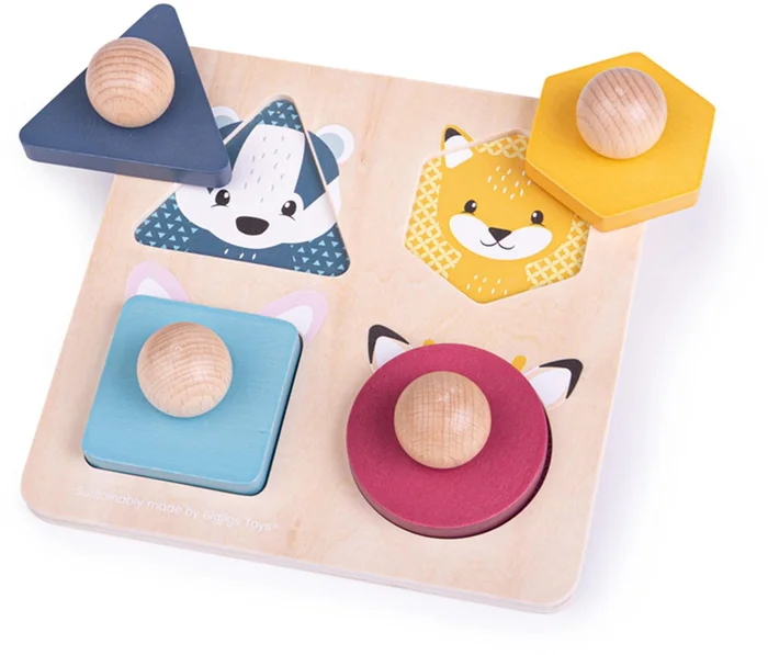 Bigjigs Waldtier-Form-Zuordnungspuzzle FSC 100%