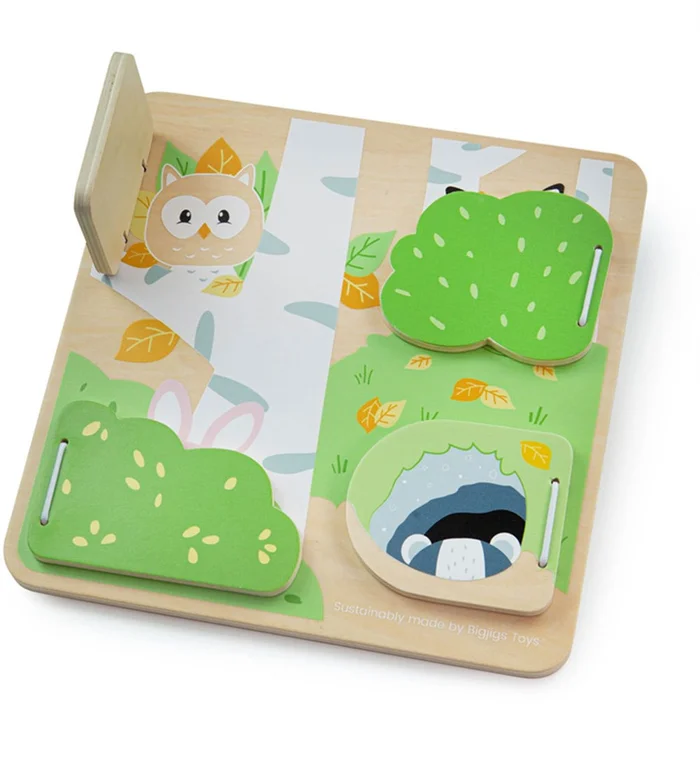 Bigjigs Woodland Versteckpuzzle FSC 100%