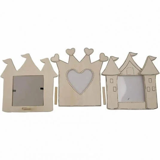 Bilderrahmen Schloss/Krone 2er Set