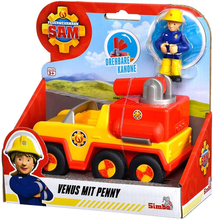 Brandweerman Sam Venus Brandweerauto met Jenny Figuur
