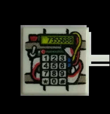 Brick Warp C4 Sprengstoff 1×1 Fiese Weiß