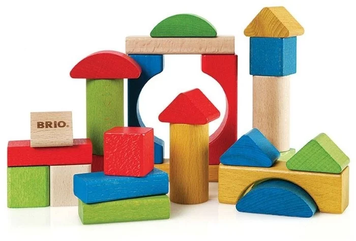 Brio Bunte Holzbausteine 25 Teile – 30114