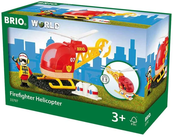 BRIO Feuerwehr-Hubschrauber